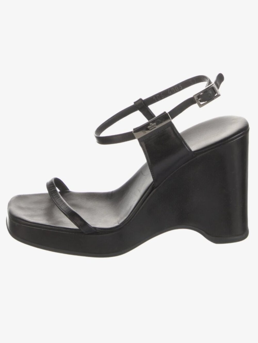 Gucci Black Leather Slingback Sandals Women's Size: 6 - Picture 13 of 13